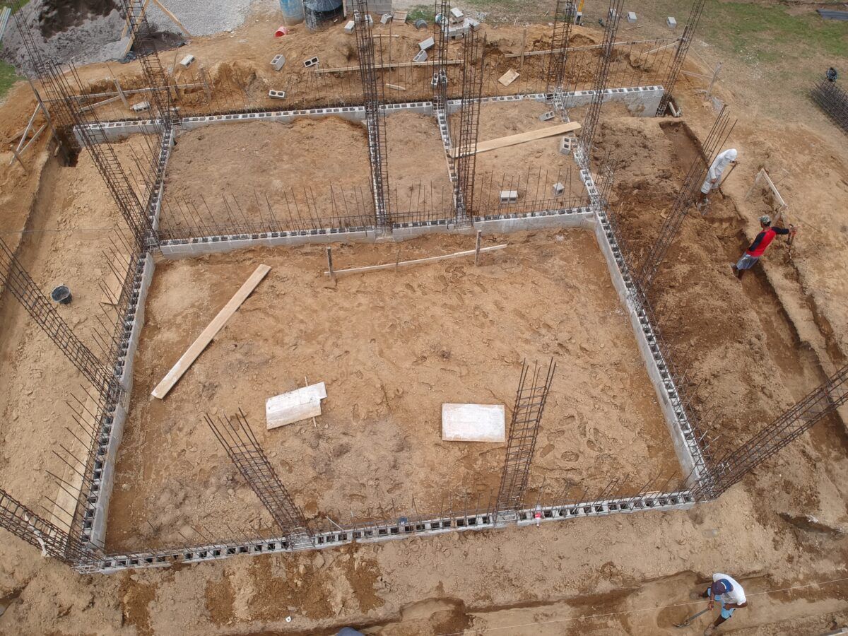 The start of construction of house in Pavones Costa Rica