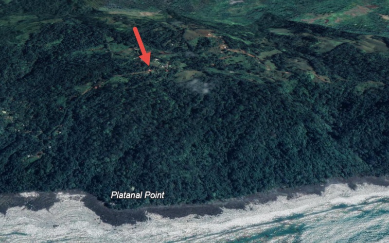 Vistamar Punta Banco, Punta Banco mountain lot, Costa Rica elevated lot, jungle lot for sale Costa Rica, off-grid land Costa Rica, Punta Banco real estate, Pavones area land, ocean glimpse lot Costa Rica, end of the road property Costa Rica
