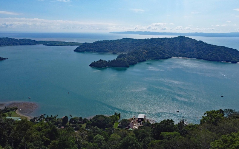 Golfito real estate, Golfo Dulce ocean view, titled land Costa Rica reserve, luxury eco-home Golfito, Costa Rica fishing property, investment land Golfito, titled property forest reserve.