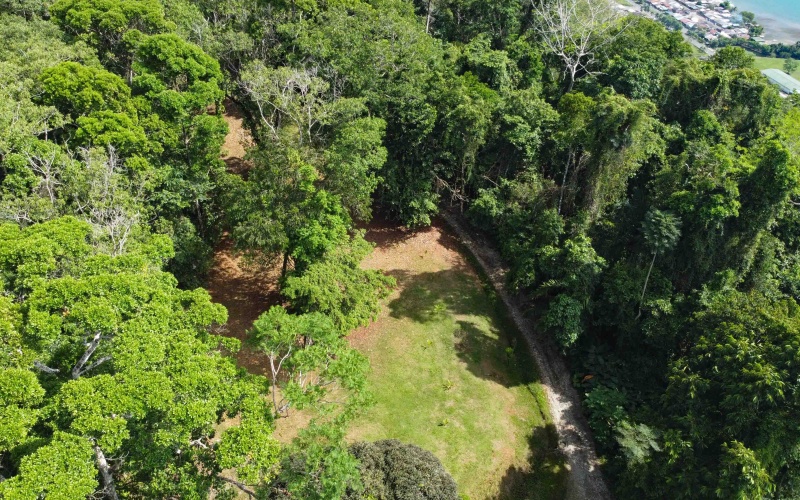 Golfito land for sale, building lot Costa Rica, Golfo Dulce view, real estate Golfito, outside reserve property, 1.97 hectares Golfito