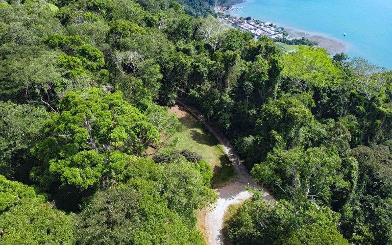 Golfito land for sale, building lot Costa Rica, Golfo Dulce view, real estate Golfito, outside reserve property, 1.97 hectares Golfito