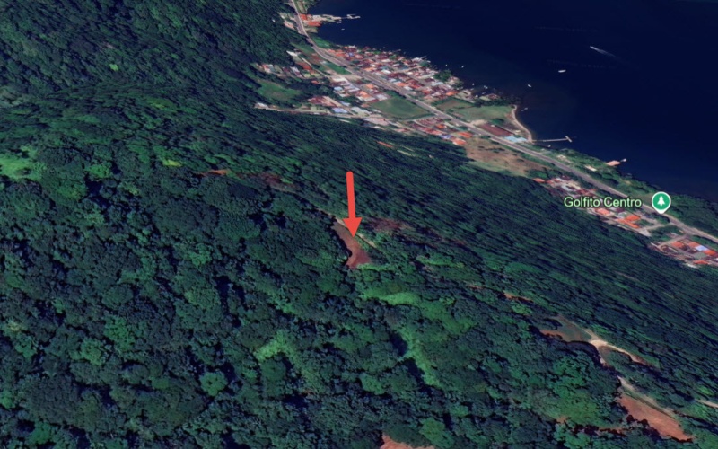 Golfito real estate, Golfo Dulce ocean view land, titled property Costa Rica, luxury development Golfito, off-grid solar land, Cielo Lodge road property, Costa Rica boutique hotel site