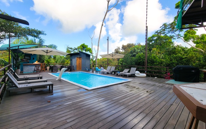 Solar powered retreat, jungle retreat, for rent, pavones, surf retreat, point breaks