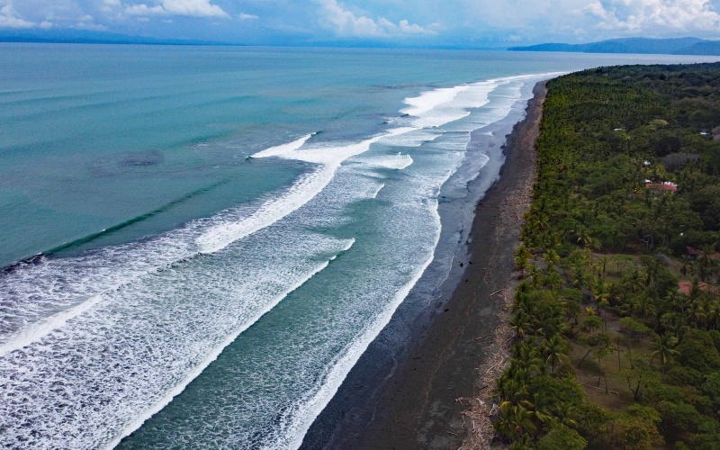 Playa Zancudo real estate, exotic hardwood home Costa Rica, 3 bedroom home Zancudo, surf property Costa Rica, Pavones real estate, Pilon surfing property, investment property Costa Rica, jungle sanctuary, edible landscape home, concrete block home Zancudo.