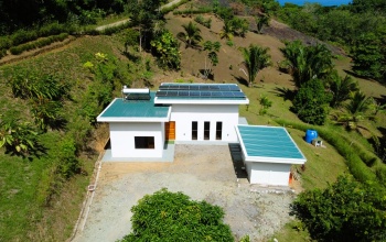 Pavones real estate, Altamira homes for sale, Costa Rica solar powered home, brand new house Pavones, Golfo Dulce property, 2 bedroom house Pavones, off grid capable home Costa Rica.