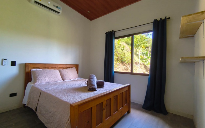 Pavones real estate, Altamira homes for sale, Costa Rica solar powered home, brand new house Pavones, Golfo Dulce property, 2 bedroom house Pavones, off grid capable home Costa Rica.