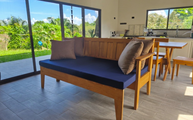 Pavones real estate, Altamira homes for sale, Costa Rica solar powered home, brand new house Pavones, Golfo Dulce property, 2 bedroom house Pavones, off grid capable home Costa Rica.