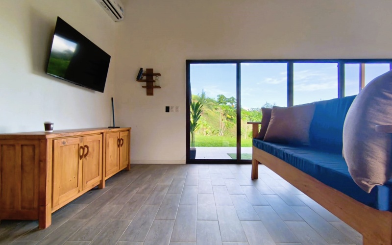 Pavones real estate, Altamira homes for sale, Costa Rica solar powered home, brand new house Pavones, Golfo Dulce property, 2 bedroom house Pavones, off grid capable home Costa Rica.