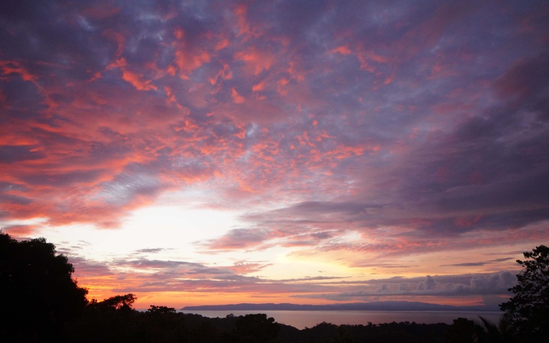 A view fo the sunset from casa Amarilla for sale by Keller Williams Realty