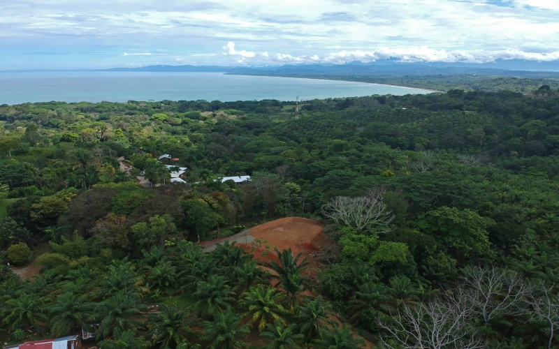 The majestic ocean view from Vista Golfo Dulce parcel for sale in Pilon de Pavones Costa Rica